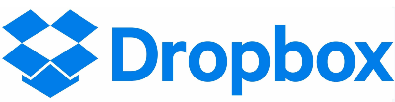 Dropbox logo, representing cloud storage, with details on our MLM software integration for seamless file management.