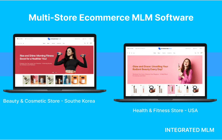 Multi-store eCommerce MLM software.