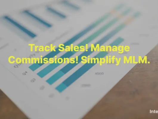 MLM software tracking sales and managing commissions easily