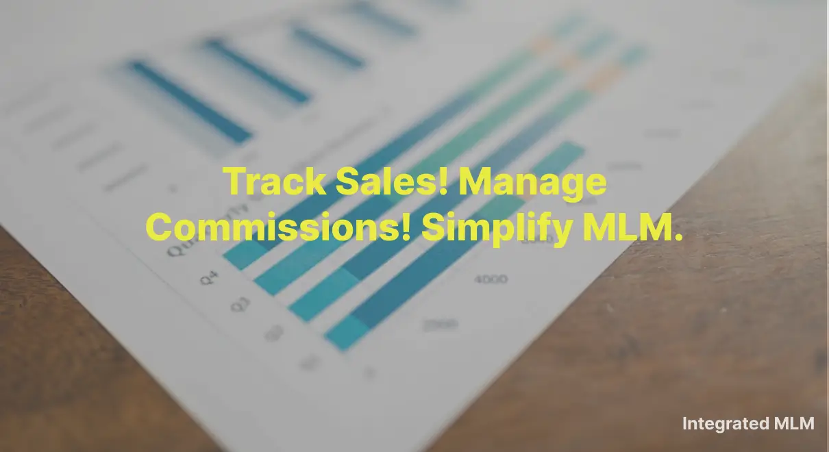 MLM software tracking sales and managing commissions easily