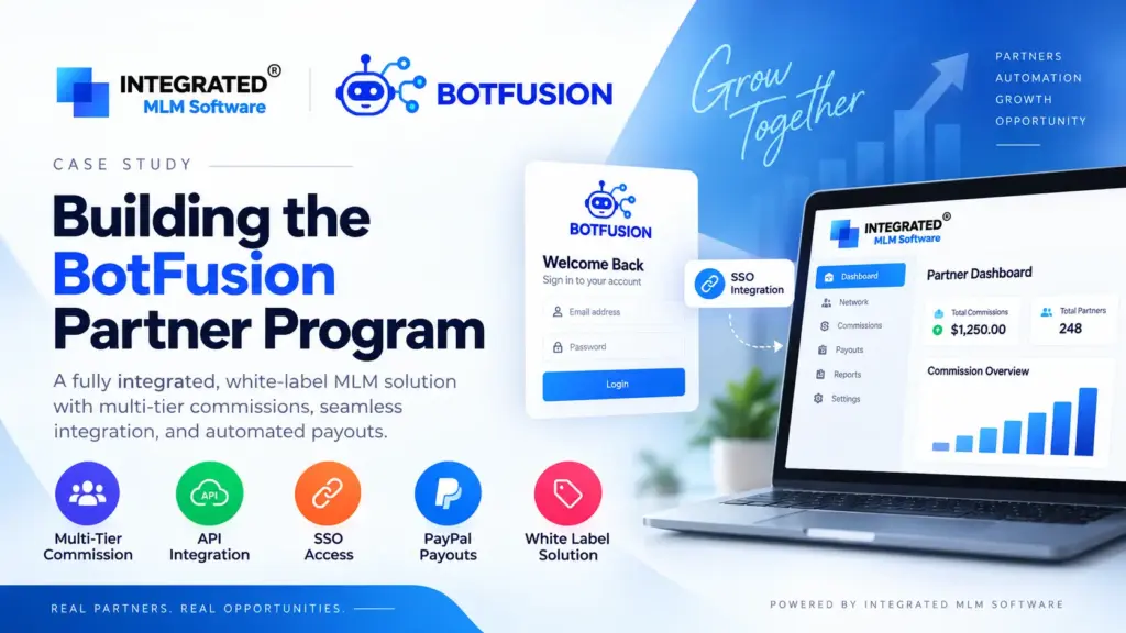 BotFusion partner program powered by Integrated MLM Software